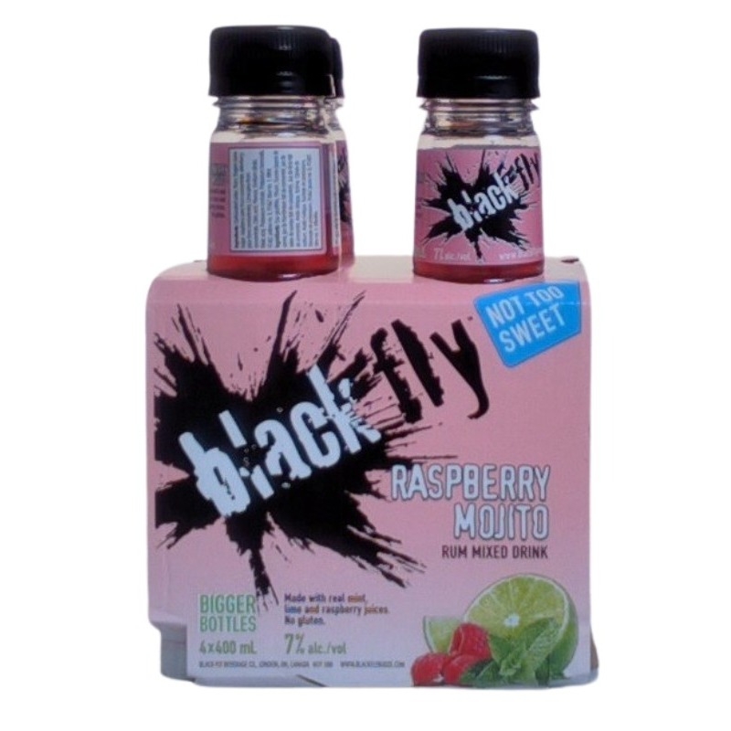 Black Fly Rum Mojito Raspberry